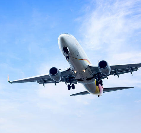 aeroplane in the air